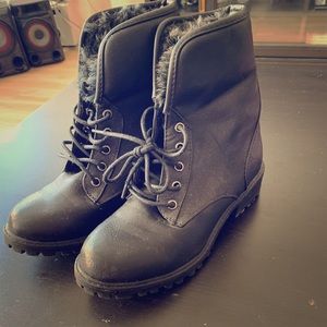 Black Combat Boots